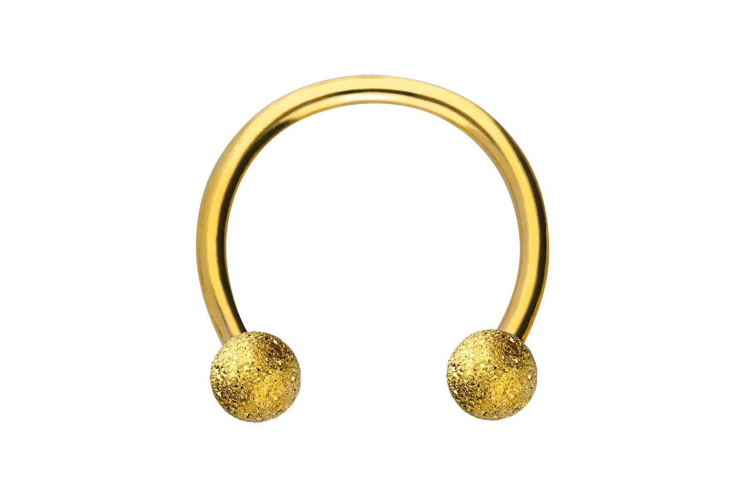 Chirurgenstahl Hufeisenring Piercing DIAMANTOPTIK